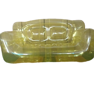 Benutzer definierte transparente PVC 2 Personen aufblasbare Couch Blow up rosa aufblasbare Sofa Stuhl Ecksofa Sessel Luft Sofa - Product Image 1