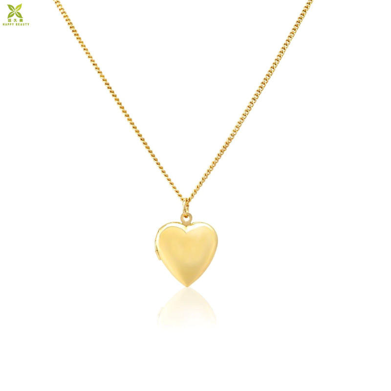 24k Gold Plated Fancy Romantic Heart Locket Pendant for Girls