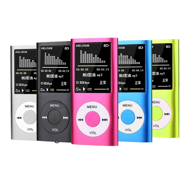 Factory Price Mini Mp4 Mp3 Music Player Portable Sports Built-in Memory Waterproof Playing Music Machine Support Sd Memory Card