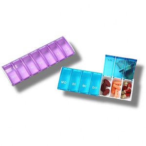 กล่องใส่ยา 7 วัน กล่องยาแบบพกพา กล่องยาขนาดเล็ก กันน้ำ - Product Image 1