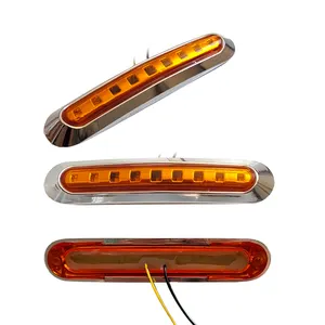 Sangle de frein de plaque d'immatriculation de camion de haute qualité 24v 6 pouces installée lumière de remorque utilitaire led