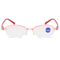 Nouveau design Lunettes de lecture sans cadre durables et élégantes anti-lumière bleue minces et belles à prix économique