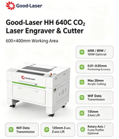 Graveur laser CO2 haute vitesse refroidi par eau pour bois, céramique, mugs, surfaces en pierre, artisanat personnalisé, marquage de logos et motifs IA