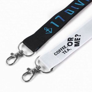 Lanière de sécurité détachable pour clé, noir et blanc, personnalisable, directement de l'usine - Product Image 2