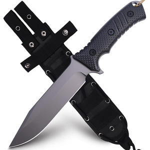 Cuchillo de Bolsillo Táctico de Supervivencia Personalizable OEM Kristoff 2nd DIY con Mango de Craton y Hoja de Acero Inoxidable de Punta Caída y Borde Recto - Product Image 1