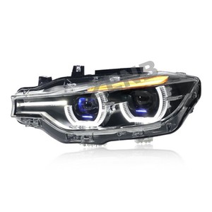 Conjunto de Faros Delanteros para Serie 3 F30, Lentes Láser LED Modificadas F35, Luces de Circulación Diurna, Intermitentes, 2013-2018 - Product Image 2