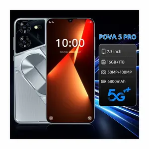 Original Pova 5 Pro 7.3inch HD cheap phones free shipping 50MP+108MP welcome mobile phone