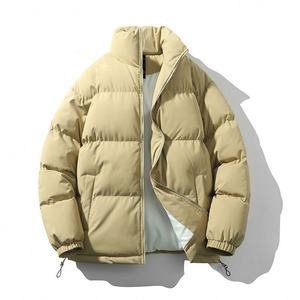Veste à col montant unie pour homme et <span class=keywords><strong>femme</strong></span>, nouvelle collection hiver 2026, épaisse, tendance, décontractée, pour couple, style 'bread coat' - Product Image 6