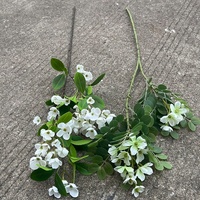 LE-234 Vente en gros 2026 Nouvelles fleurs artificielles blanches pour mariage, Hortensia, Rose, Pivoine pour la décoration extérieure de chemins