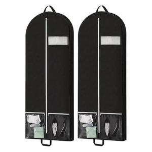 Housse de protection transparente pour vêtements avec fermeture éclair pour armoire et penderie - Product Image 2