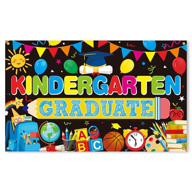LINDOJUNI New Arrival Graduation Backdrop Grad Party Decoration & Background Setup Party Decorations