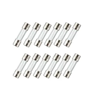 5 × 20 mm Glasrohr-Sicherheiten Mikroschutz 32 mA 0,1 A 0,2 A 0,5 A 1 A 2 A 3 A 4 A 5 A 6 A 7 A 8 A 10 A 15 A 20 A AMP mit UL, RoHS, VDE, KC, PSE