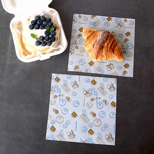 Papier d'emballage alimentaire résistant à la graisse en gros personnalisé, papier de <span class=keywords><strong>charcuterie</strong></span>, meilleur papier d'emballage alimentaire en kraft pour boulangerie, pique-nique, festival, barbecue - Product Image 3