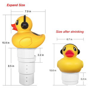 Dosificador de <span class=keywords><strong>Cloro</strong></span> Flotante para <span class=keywords><strong>Piscina</strong></span> (Tipo Pato), Compatible con Tabletas de 1 y 3 Pulgadas para Piscinas Grandes y Pequeñas, Jacuzzi y Spa - Product Image 6
