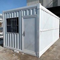 Conteneur pliable 20 pieds 40 pieds, design contemporain, panneau sandwich en acier, conteneur d'expédition et d'entrepôt pour usage résidentiel