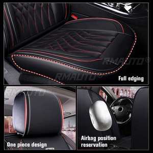 2 housses de siège auto en cuir PU, protège-sièges pour SUV, camion, fourgonnette, bus - Product Image 2