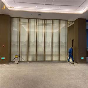 EX698 Panel de Acero Inoxidable Moderno y Lujoso, Plegable, con Corte Láser, para División de Espacios, Personalizable para Vestíbulos de Hoteles, Villas y Clubs - Product Image 4