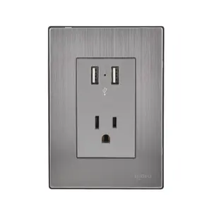 American Standard electric wall socket outlet and double power point