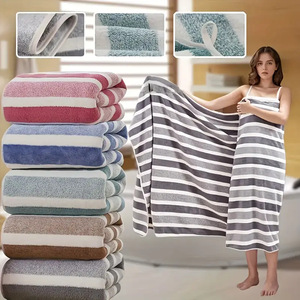 Ensemble de serviettes de bain <span class=keywords><strong>en</strong></span> velours corail Luxe Épaissi Séchage rapide Absorbant pour la maison <span class=keywords><strong>Spa</strong></span> Hôtel Plage Vente <span class=keywords><strong>en</strong></span> gros Logo personnalisé - Product Image 1