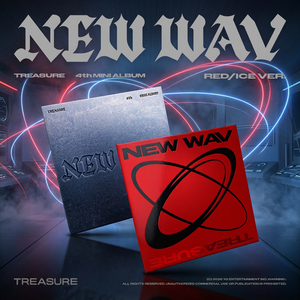 TREASURE 4º MINI ÁLBUM [NEW WAV] VERSIÓN ROJA/VERSIÓN ICE Álbum Oficial de Kpop Coreano en CD - Product Image 3