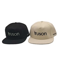 Hoed 5 Panel Custom Logo Katoen Rubber Patch Custom Logo Effen Baseballpet Snapback Hoed
