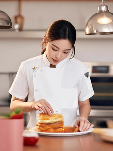 Chaqueta de <span class=keywords><strong>Chef</strong></span> Japonesa, Uniforme de <span class=keywords><strong>Chef</strong></span> Chino, Chaqueta de Cocina, Uniforme de <span class=keywords><strong>Chef</strong></span> para Hombre, Uniforme de Hotel - Product Image 3