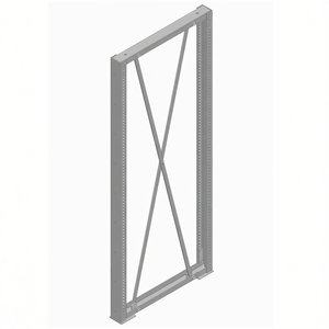 Fami Fiancata Bracket 1100X1510 H RAL7000 Steel Frame Structure - Product Image 3