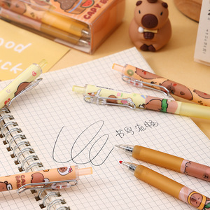 ปากกาเจล capybara ลายการ์ตูนหลากหลาย2026อุปกรณ์สำหรับโรงเรียนสำนักงานนักเรียนปากกาลูกลื่นเครื่องเขียน - Product Image 4