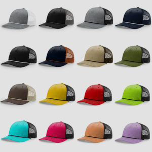 <span class=keywords><strong>Gorra</strong></span> Trucker de 5 Paneles con Logotipo Bordado Personalizado, de Alta Calidad, para Deportes, de Malla de Algodón 112, para <span class=keywords><strong>Hombre</strong></span> - Product Image 3