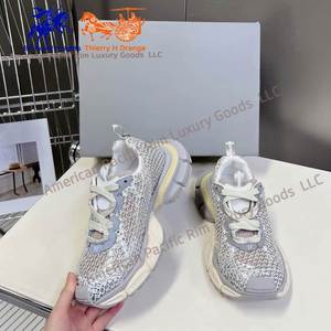 Sneakers de luxe de marque célèbre 3XL, chaussures de sport décontractées d'été pour la marche et la course, douces et tendance, Balenciagaes - Product Image 5