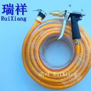 Ensemble de tuyaux d'arrosage haute pression RuiXiang 10-50M en plastique pour le nettoyage à l'eau froide des voitures et des jardins - Product Image 1