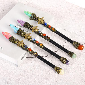 <span class=keywords><strong>Baguette</strong></span> <span class=keywords><strong>magique</strong></span> universelle sculptée en cristal naturel pour la <span class=keywords><strong>baguette</strong></span> <span class=keywords><strong>Harry</strong></span> <span class=keywords><strong>Potter</strong></span> Fourniture directe d'usine d'origine à noyau métallique - Product Image 2