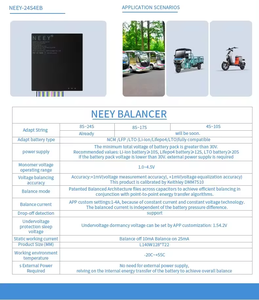 <span class=keywords><strong>NEEY</strong></span> US EU DDP 4TH 4A Smart Balancer 8S~24S LFP Li-ion LTO Battery Pack Smart Active Balancer Lifepo4 Balancer - Product Image 4