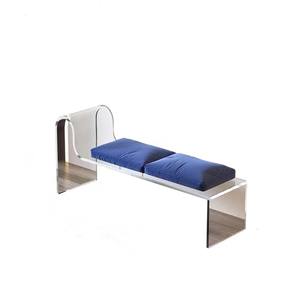 Hochwertige klare Acryl bank Rechteckige Bank wechsel Schuh hocker Bett End hocker Glas hocker - Product Image 1