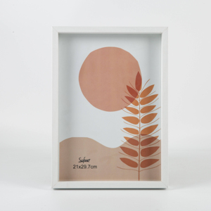 Most Popular Wholesale Custom Bilderrahmen Nordic Simple White Wall <strong>Mount</strong> A4 Wooden <strong>Photo</strong> <strong>Frame</strong> for Home Decor - Product Image 3