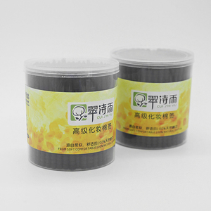 Chuyên nghiệp OEM Chồi nhà máy hấp thụ cao đầy màu sắc đôi xoắn ốc trang điểm bông gạc - Product Image 2