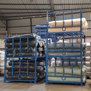 Mracking-estante de apilamiento plegable de acero asequible, estantes de almacenamiento de tela personalizados de gran tamaño, para almacén - Product Image 3
