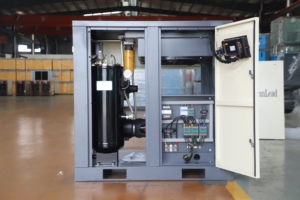 เครื่องอัดอากาศแบบสกรู ZAKF General EquipmentPM ปรับความเร็วรอบได้ 100 แรงม้า 75 กิโลวัตต์ 7-10 บาร์ 3.78-13.8 ลูกบาศก์เมตร/นาที สำหรับเครื่องเป่าขึ้นรูป - Product Image 3