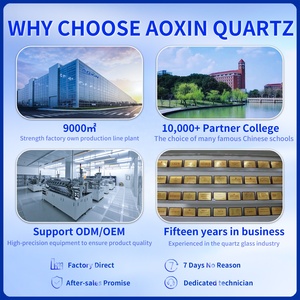 कारखाना कस्टम क्यूarzo ने मानक संयुक्त के साथ डबल-दीवार जैकेट बेकर ट्यूब रिएक्टर मानक संयुक्त के साथ - Product Image 6