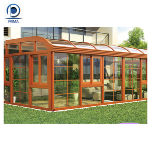 Orangerie Serre en verre la moins chère à vendre Fourniture directe d'usine Maison préfabriquée Jardin d'hiver de luxe - Product Image 3