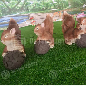 Lámpara Decorativa con Forma de Ardilla para Jardín y Parque, Iluminación Exterior con Motivo IP65 que Crea un Ambiente Cálido - Product Image 3