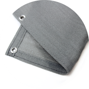 150gsm HDPE Balkonschutznetz Grau Balkon-Sichtschutz mit Verstärkten Kanten 0,75x6m - Product Image 4