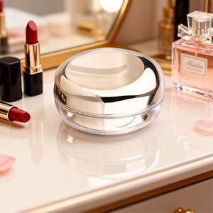 Caja de Embalaje Cosmético Ovalada de Plástico Brillante de 15g al por Mayor, <span class=keywords><strong>Estuche</strong></span> de Lujo para Base de Maquillaje CC Cream con Cojín de Aire y Color Personalizado - Product Image 2