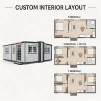 Maison conteneur extensible en gros, directement de l'usine, 20ft 40ft, maison modulaire préfabriquée, CE ISO9001, OEM ODM, pour les marchés des États-Unis et du Canada