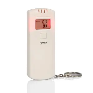 GREENWON Accuracy digital display keychain wine alcohol tester disposable for driver test