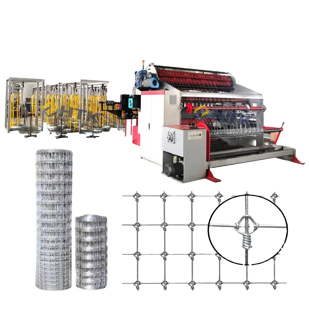 자동 고정 매듭 친애하는 직조 와이어 메쉬 울타리 기계 생산 라인 만들기