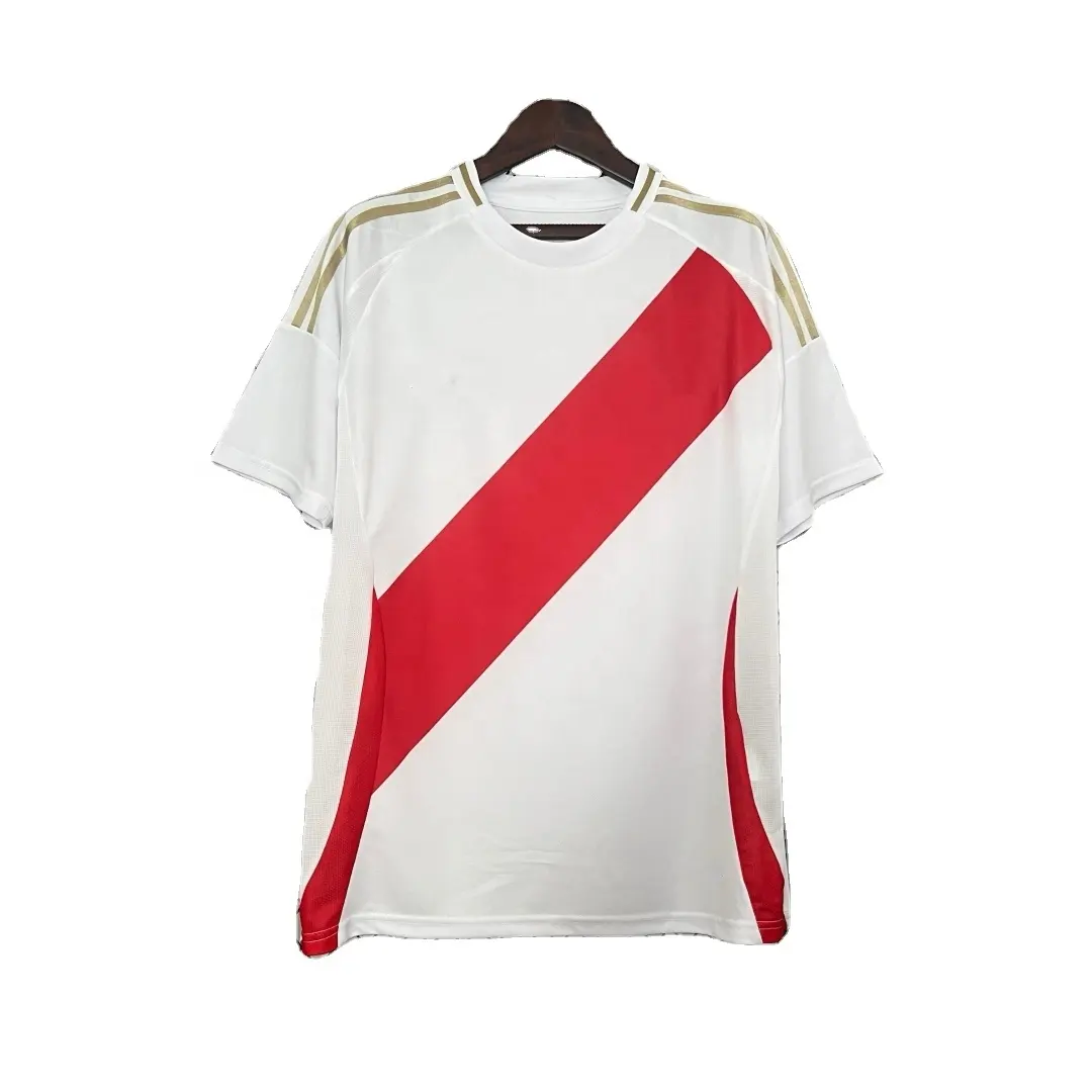 Camiseta de fútbol de calidad de Tailandia, camiseta de Perú, equipo nacional de fútbol, camiseta 24-25, camiseta de fútbol de Perú