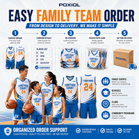 Conjunto de Camisetas de Baloncesto Familiares Personalizadas, Ropa Deportiva a Juego para Padres e Hijos, para Eventos Comunitarios, Campamentos, Clubes y Actividades Grupales