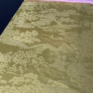 قماش جاكار منسوج من البوليستر والسباندكس بنمط زهري ثلاثي الأبعاد بارز ومنقوش، مطاطي وساتان، يباع بالياردة - Product Image 1