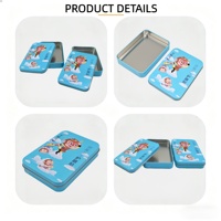 Boîtes de conserve personnalisables pour produits alimentaires et de santé avec fermoirs à anneau, impression offset, emballages cylindriques